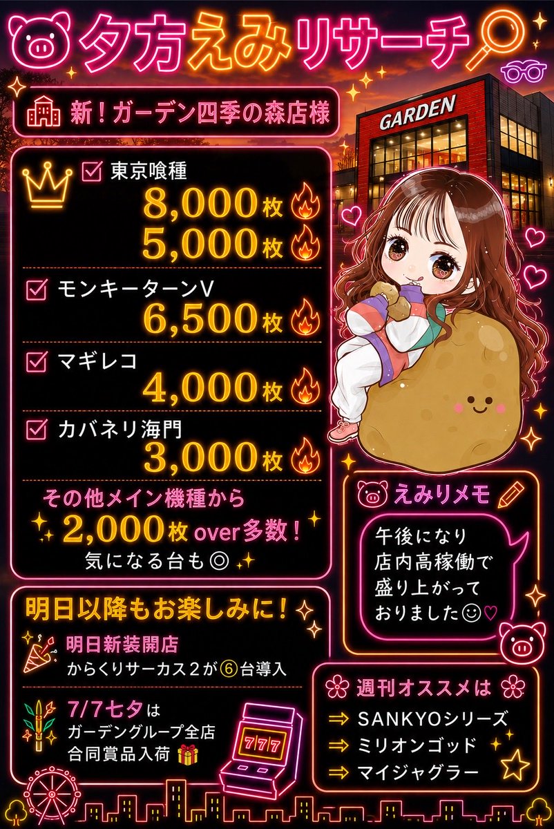 🎖️新！ガーデン四季の森店様 YouTube収録来店終了しました