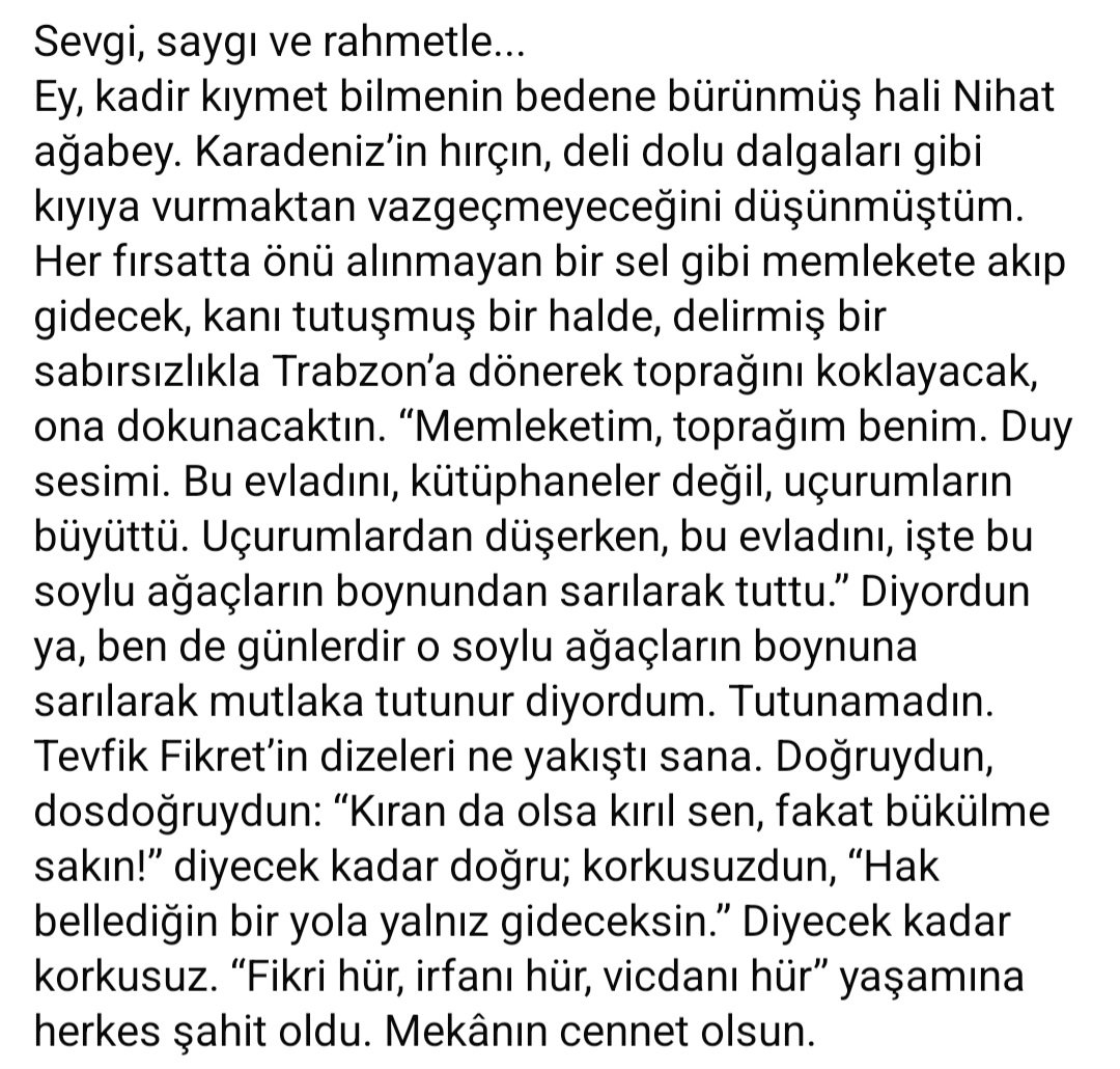 salimconoglu's tweet photo. Sevgi, saygı ve rahmetle https://t.co/799cnaDPwO