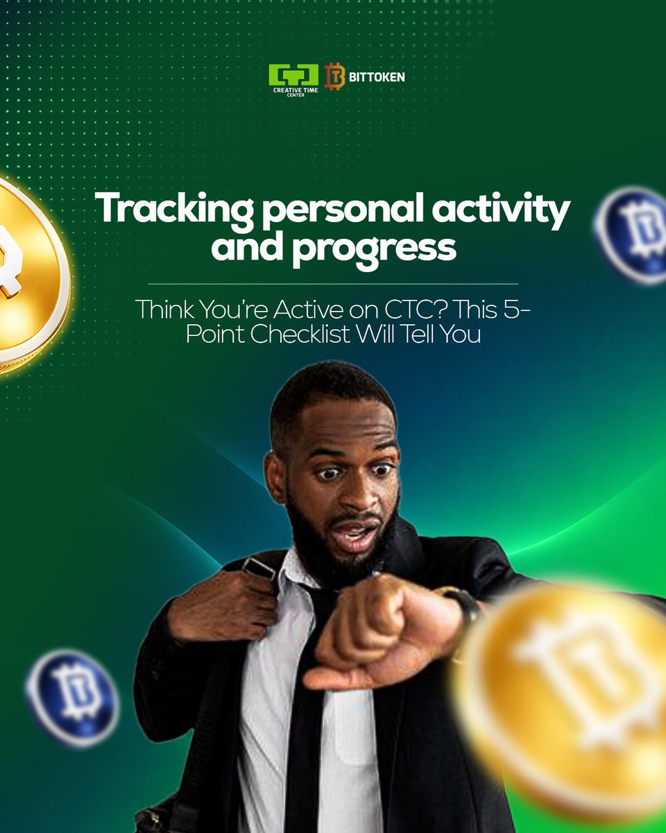 Joseph131225337's tweet photo. Think you’re active on CTC?
Score yourself:
Logged in recently
Completed an activity
Read an update
Engaged with a member
Helped someone
Reply with your score from 1–5 and complete one action to improve it.
#CTC #Progress https://t.co/bM1Wrptgpa