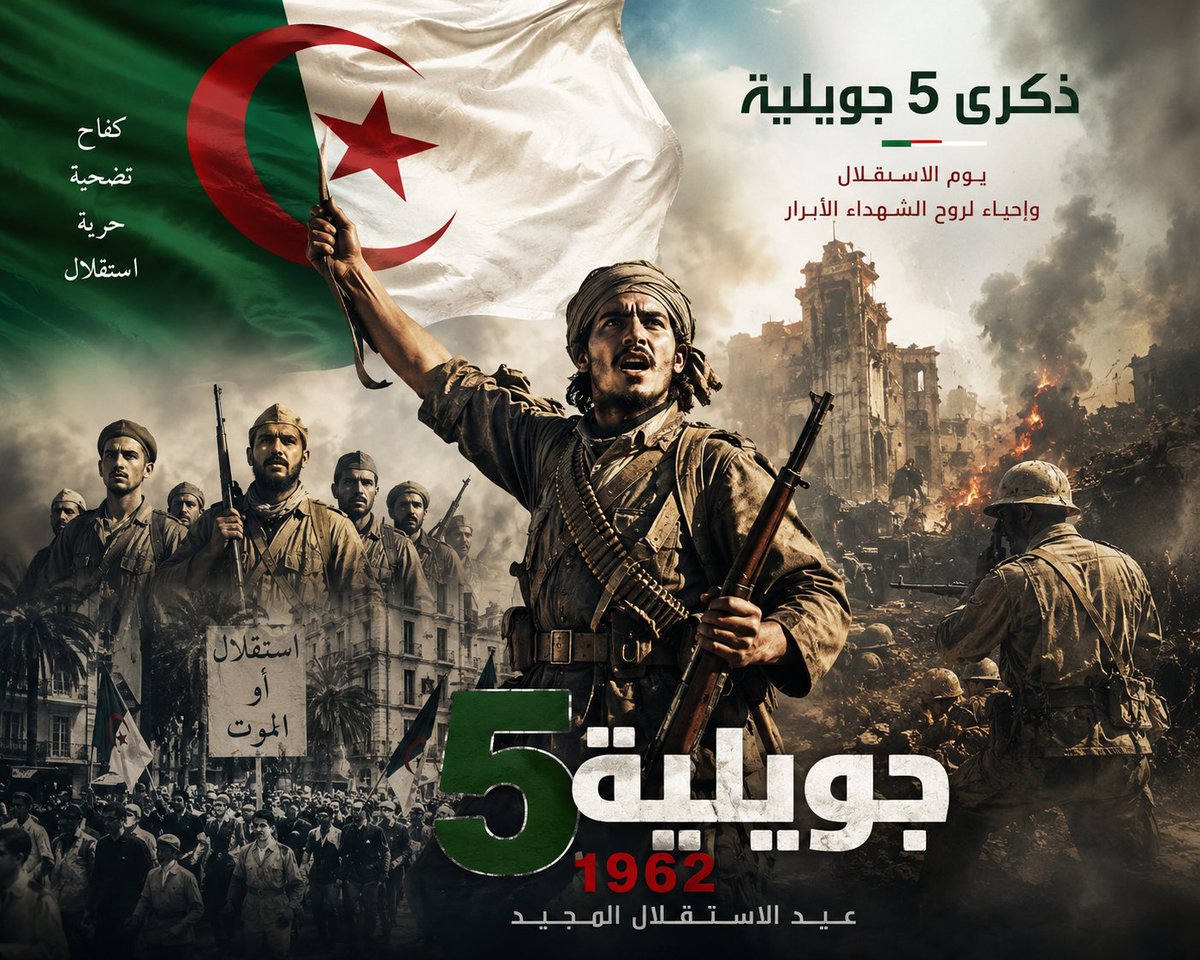 arwahid's tweet photo. إخواني لا تنساو الشهداء ...
المجد والخلود للشهداء الابرار و تحيا الجزائر اليوم وغداً

#5_جويلية
#الجزائر https://t.co/VT7ocApwOi