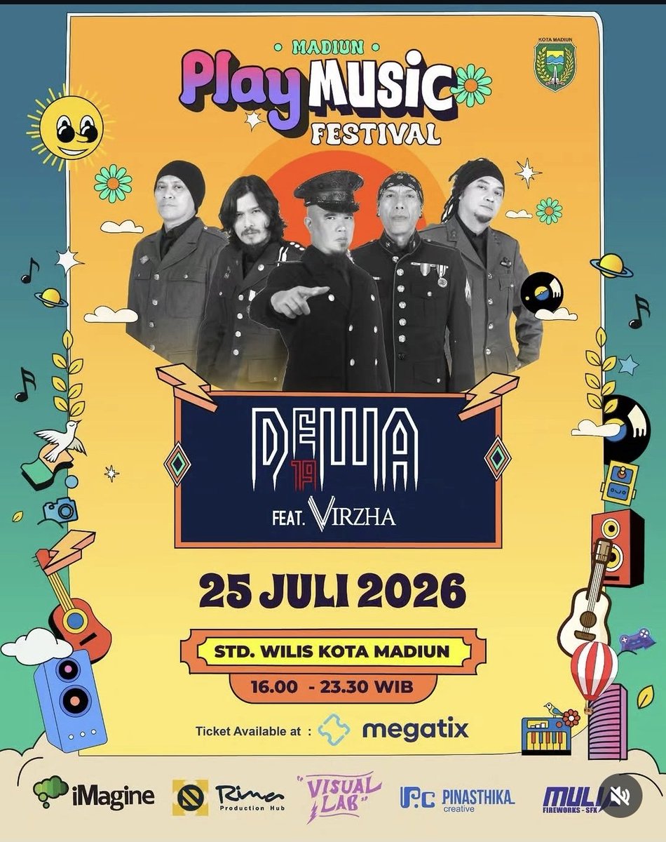 ___bdrs's tweet photo. WTS 2 tiket konser Dewa
PlayMusic Festival Madiun tgl 25 Juli 2026, 320k untuk 2 tiket (harga dibawah web)

Dijual, krna gak bisa di tgl tsb.
#wts #zonauang #dewa #konser #festival #madiun https://t.co/PYymlzuqMi