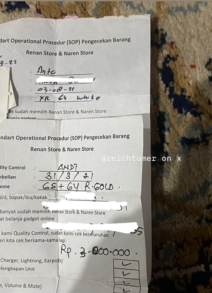 reichtumer's tweet photo. buat yang inter aku beli di renan. first iphone 6s+ ku juga beli di sini pas 2021 &amp; masi aku pake sampe skrg.
beli disini karena mereka first hand dari provider (read pict 1) &amp; mereka ga nerima tuker tambah soalnya ngeri yang jual ke seller unitnya rekondisi dll.
..... https://t.co/upO1sMQyLi