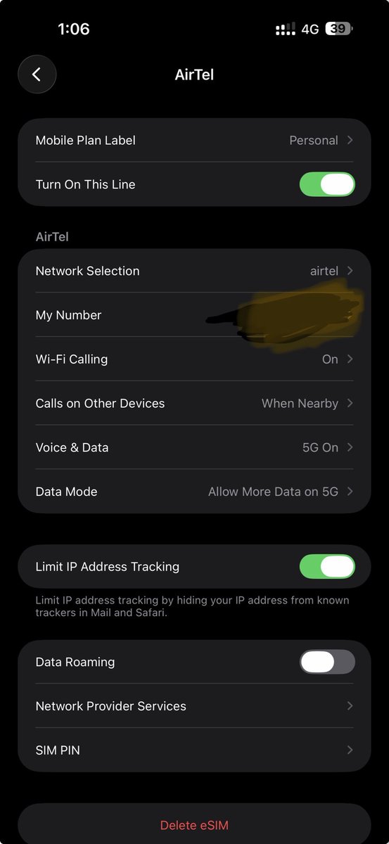 immalviya_97's tweet photo. I am not even getting full network strength on Airtel Network where as my other sim jio @reliancejio has full network strength..
I fully regret shifting to @airtelindia postpaid service. 

I need an immediate resolution on this ASAP https://t.co/kZYdZnyK2Q