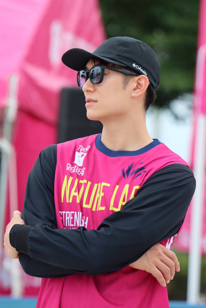 vb_msknd's tweet photo. 2026.07.04 📍大森ふるさとの浜辺公園
東京グレートベアーズ スナバレー

完全防備👍
.
#東京グレートベアーズ 
#スナバレー 
#柳田将洋 選手 https://t.co/dnt8LwEDHq