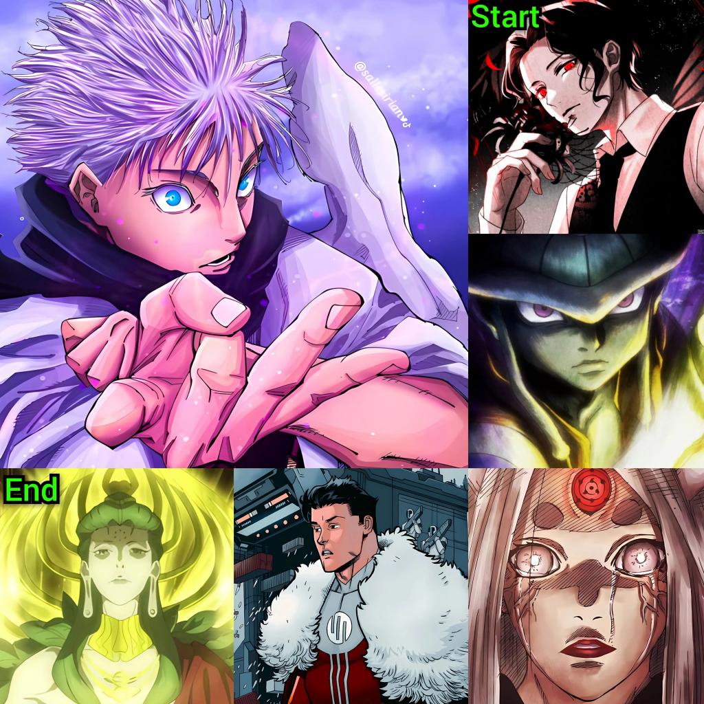 Zenithanimk61m's tweet photo. How far does Gojo win here? And how far can he still survive with the help of infinity? https://t.co/4zxBPzGEaz