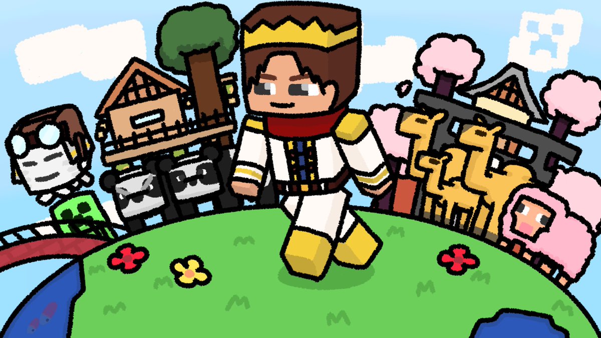 kano9x's tweet photo. 20時からマインクラフト配信します。
今回もお宝の地図で宝探し！ https://t.co/EUocbVbQ3B