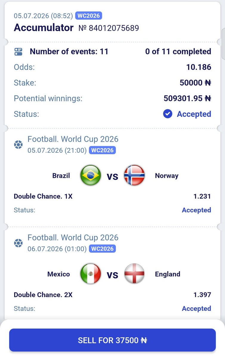 pink_girrll's tweet photo. BET OF THE DAY ON @PariPesaNigeria

 PE7JX 👉🏻 10 ODDS ⚽

Don’t have account on PARIPESA? 

Register here 
👉🏻 https://t.co/jLPevnoert

APP download link 
👉🏻 https://t.co/p1O19bTlhj

Get up to 230,000 NGN welcome bonus

Promo code 
👉🏻 PINKGIRL https://t.co/BkvyCHULt2