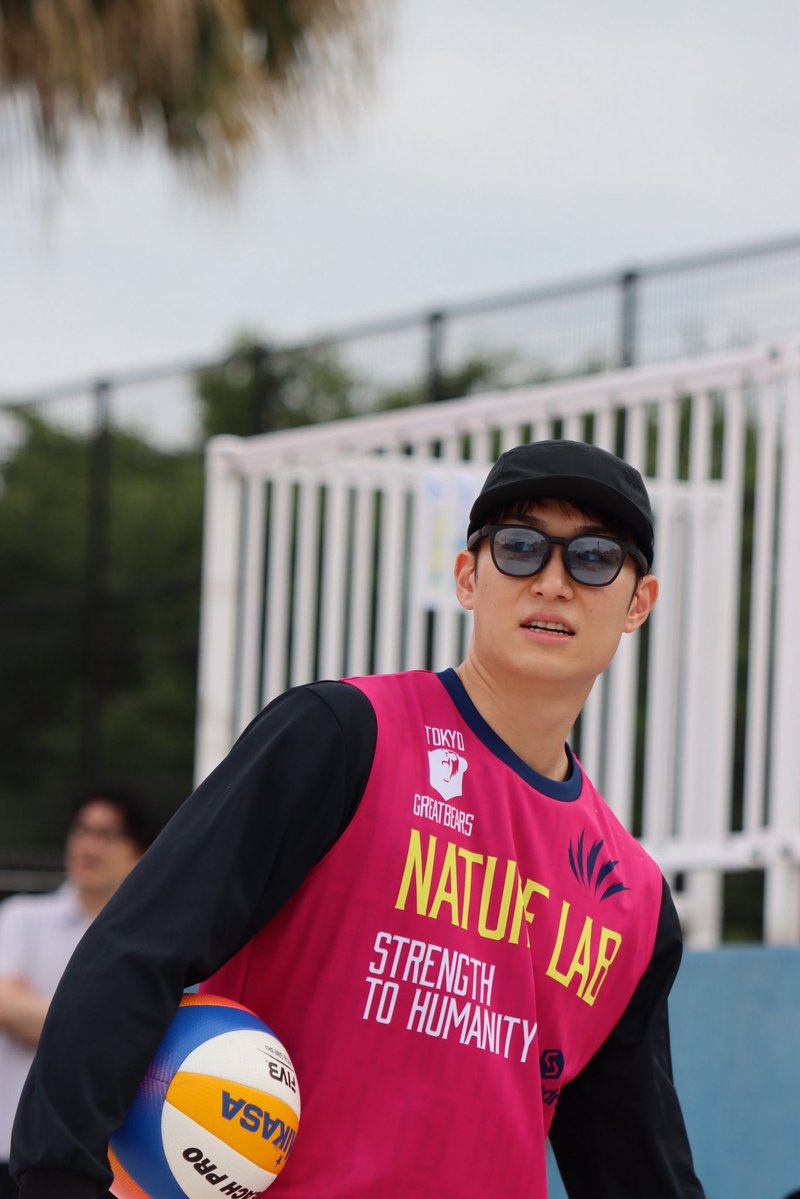 vb_msknd's tweet photo. 2026.07.04 📍大森ふるさとの浜辺公園
東京グレートベアーズ スナバレー

.
#東京グレートベアーズ 
#スナバレー 
#柳田将洋 選手 https://t.co/SV8pChh6JE