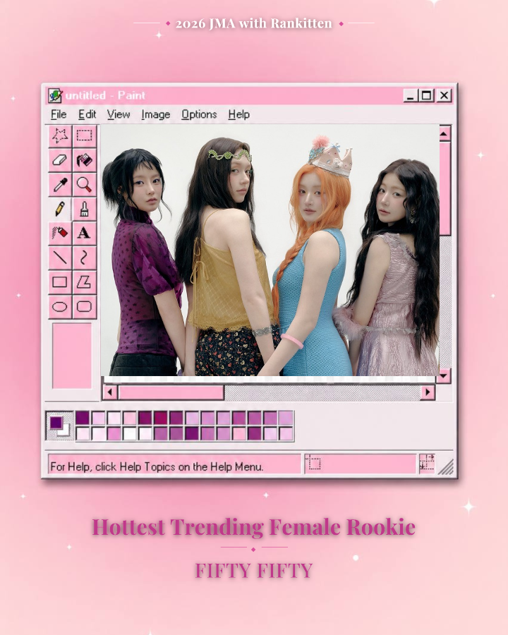 Rankitten_World's tweet photo. 🎉The 3rd #JMA Preliminary Round1🎉

Vote for Nominee FIFTY FIFTY

😸Category : Hottest Trending Female Rookie
😸Nominee : FIFTY FIFTY

Vote on #Rankitten😽, the official voting partner of JMA

https://t.co/mQbpDQn2m5

#Rankitten #JUPITER_MUSIC_AWARDS #ASIANTVAWARDS #JMA #ATA #FIFTYFIFTY