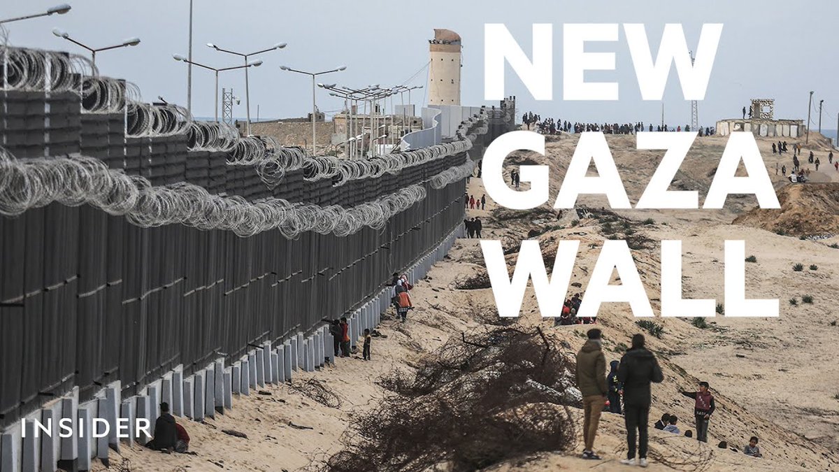 ArdsCatholic's tweet photo. @brianjohnspencr Meanwhile, this is Egypt's wall to keep Gazans/Palestinians out. https://t.co/GgCU8Mv8zn