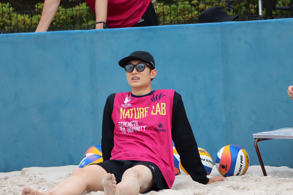 vb_msknd's tweet photo. 2026.07.04 📍大森ふるさとの浜辺公園
東京グレートベアーズ スナバレー

.
#東京グレートベアーズ 
#スナバレー 
#柳田将洋 選手 https://t.co/6MrIVp59FG