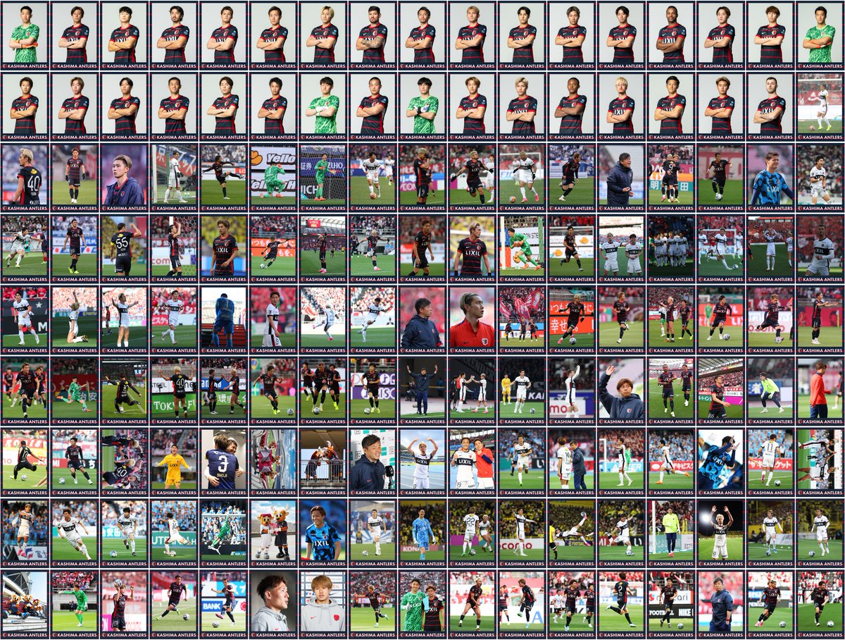 shika_goods's tweet photo. 遅くなりましたが26SPのVフォト一覧になります。

#鹿島アントラーズ

※実際にはタイミングによって配布が著しく少ないVフォトがあります。ご容赦ください。
※4K読み込み対応（のはず） https://t.co/hWfXyL89Yv