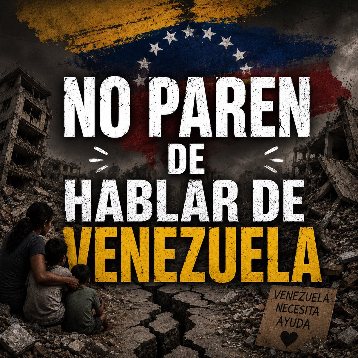 theheiressbitch's tweet photo. El silencio también entierra historias. Mientras el mundo sigue adelante, hay familias que aún tienen esperanza de ser rescatadas, personas desaparecidas y miles que necesitan ayuda. No dejen que Venezuela desaparezca de la conversación. 🇻🇪💔 Comparte. Habla. Ora. Ayuda. 🙏🏻 https://t.co/EnnVqZ222a