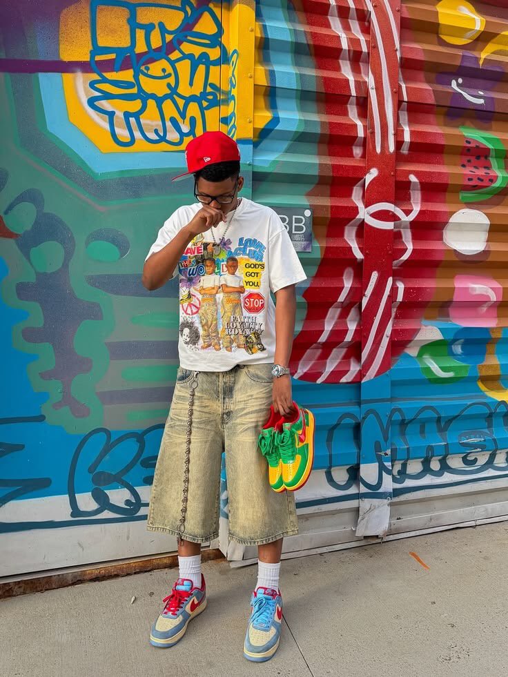 Fashionboy1st's tweet photo. Who said men can’t wear shorts and caps to church ? https://t.co/9Fmztaw9HD