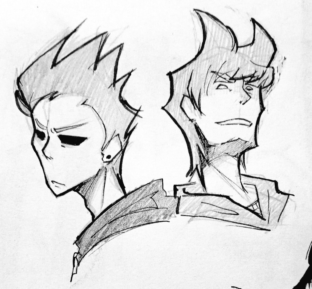 SeaSideSpectre's tweet photo. Backlog time.
I haven't drawn them since 2017...

#EddsWorld https://t.co/p85cP0fPUg