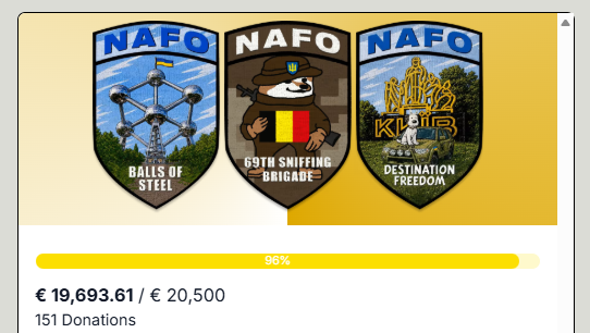 Flore14's tweet photo. 🥲 4+ years later, you're still showing up. 

Except if you tell us or leave a note, we don't know who you are.

🛻 151 among you stopped scrolling and chipped in. Thank you, whoever your are.

Only €800 remains to fully fund the drone command bus.

🫂 Amlost there. https://t.co/qDR6LD7VvQ