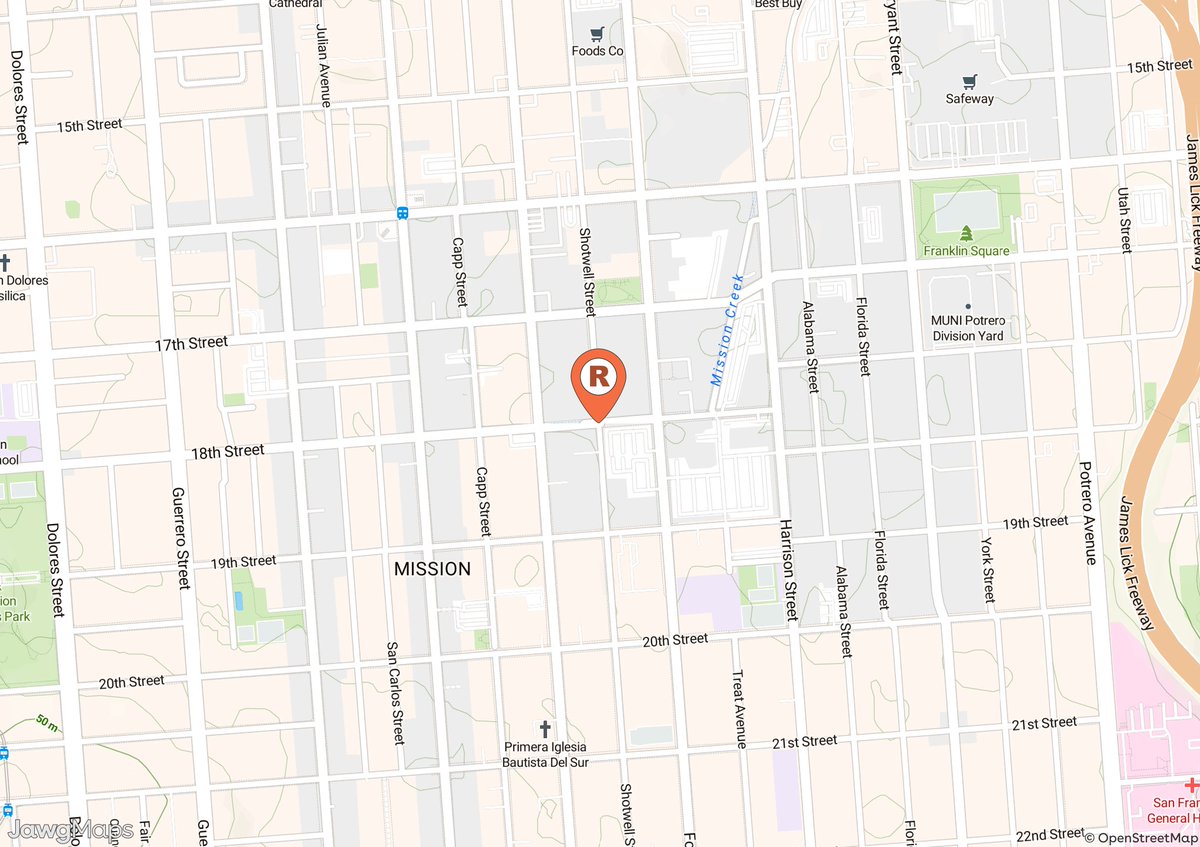 SFPDcallsBot's tweet photo. MISSION: Strongarm robbery near 18th St / Shotwell St at 12:29 AM in District 9: Supervisor Jackie Fielder, Priority A, SFPD response time: 4m, unable to locate https://t.co/ZqsS922p9k https://t.co/wC3d4a0oGm