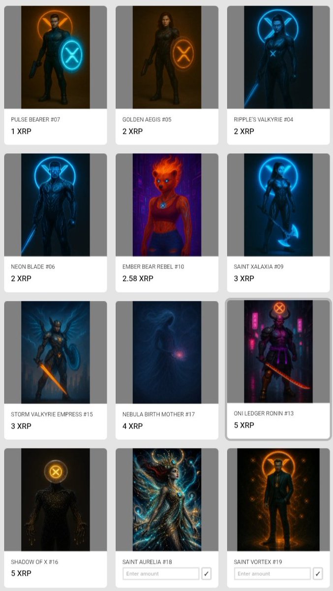 NeonSaintXR's tweet photo. ๐ฅXRP Staints legends just dropped on XRPL!
Cosmic warriors, glowing power & armored souls ๐ฅ
Claim yours before theyโre gone!
Link ๐๏ธ ๐๐ฟ
#XRPL #art #NFT #XRP #NFTs #XRPs #XRPNews #NFTCommunity #NFTMint #XRPToTheMoon
#NFTDrop #NFTAirdrop https://t.co/JVnjaDipDx
