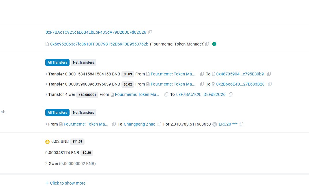 BelieverFomo's tweet photo. $CZ The Final Form Bull
0x7a848a5a8169aa6a2f603d056a749f924f504444 

is ripping right now on bnb and its officially $BNBseason

I find $BNBseason which CZ bought himself

0x1aa3de0bf5eed058286b0b7907b6b81a814fe9e2 

Proof : 
https://t.co/WW7bd5hTvW https://t.co/dyIwc90s8v