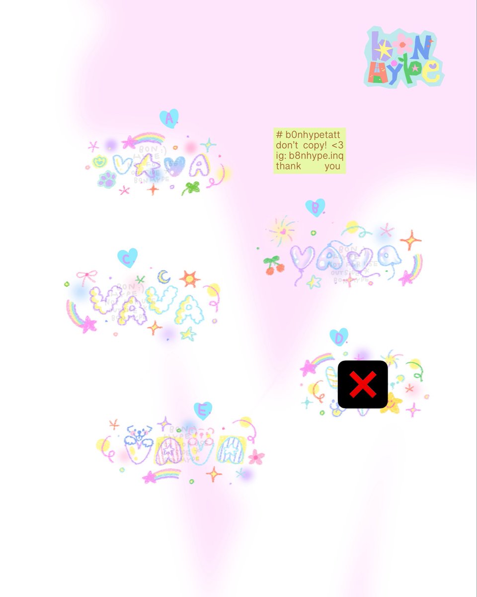 bicuzdesu_'s tweet photo. มาครับเบบี๋ ผมมาปล่อยลายสักวาวาแล้ว ใครสนใจลายไหน กริ๊ง ๆ ดีเอมมานะคับ แหะ สอบถามราคาหลังไมค์คับ (มีราคาพิเศษให้สำหรับชาวด้อมวาวา จุ้บ ) 

do not copy my design kaaaaa 👉🏻👈🏻💘 https://t.co/yk3sWGgodd