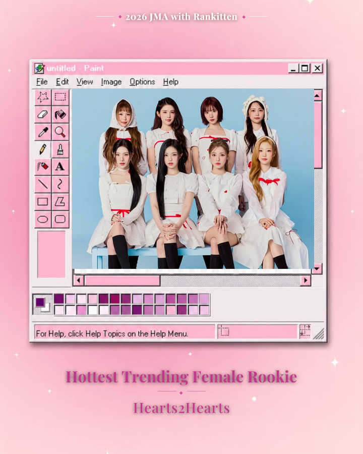 Rankitten_World's tweet photo. 🎉The 3rd #JMA Preliminary Round1🎉

Vote for Nominee Hearts2Hearts

😸Category : Hottest Trending Female Rookie
😸Nominee : Hearts2Hearts

Vote on #Rankitten😽, the official voting partner of JMA

https://t.co/1csCpxhxW9

#Rankitten #JUPITER_MUSIC_AWARDS #ASIANTVAWARDS #JMA #ATA #Hearts2Hearts