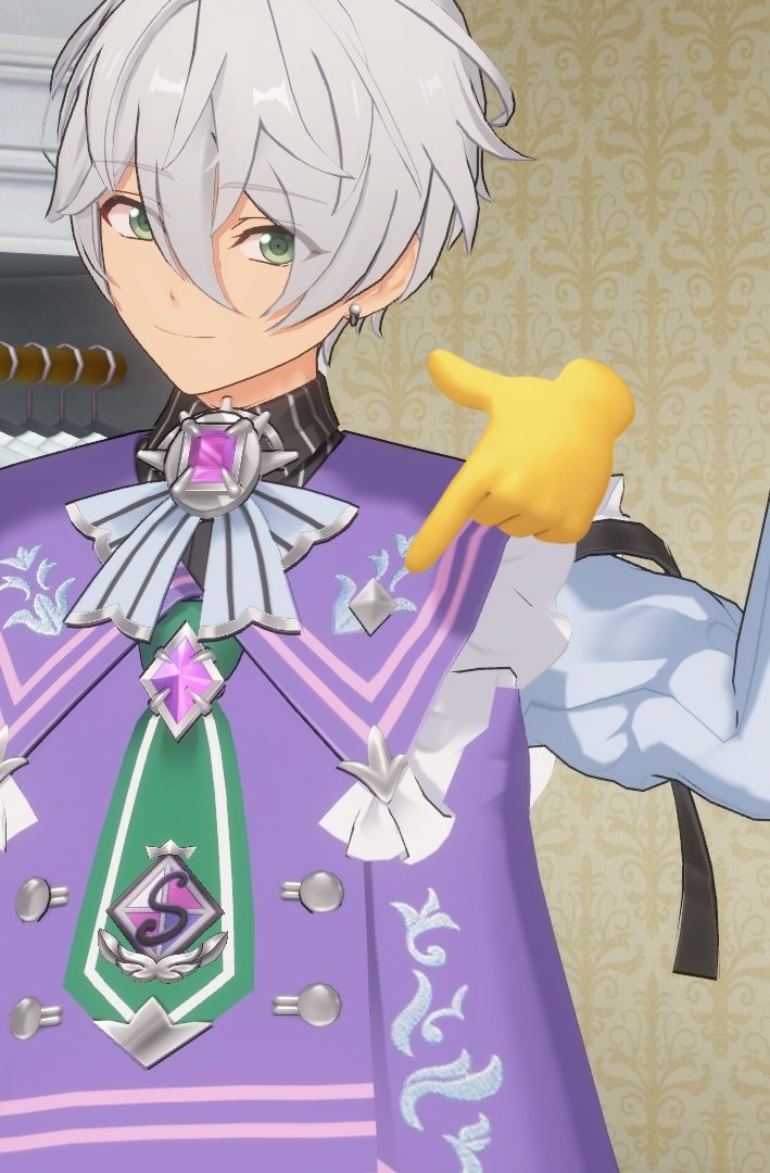 syamosyamo0805's tweet photo. なあ今カンナ描いてたんで資料として見てたんだけど、2Dと3Dで襟のダイヤみたいな装飾の有無が違くない？
スチルだとちょうど腕に隠れて見えないんだよね
どっちが正解なんや？
ライカのスチルだと無いし無い方があってんのかなあ
でも3Dだとライカもダイヤあるんだよな〜… https://t.co/NDwrZdWYp4
