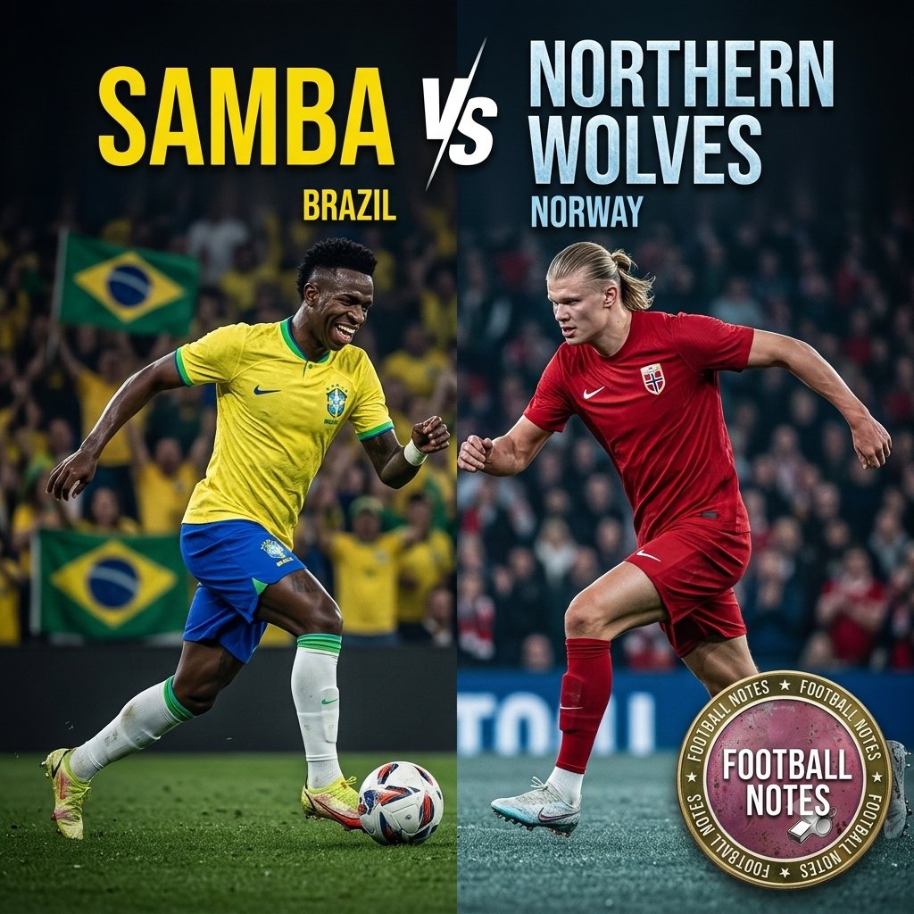 pouershoot's tweet photo. SAMBA VS NORTHERN WOLVES.

Brasil harus comeback dramatis 2-1 lawan Jepang di babak 32besar, sekarang harus hadapi Norwegia yang lolos berkat gol penentu Erling Haaland. 

Duel Tim Langganan Pildun  vs Tim Debutan bermental Baja https://t.co/16KgKh8rBX