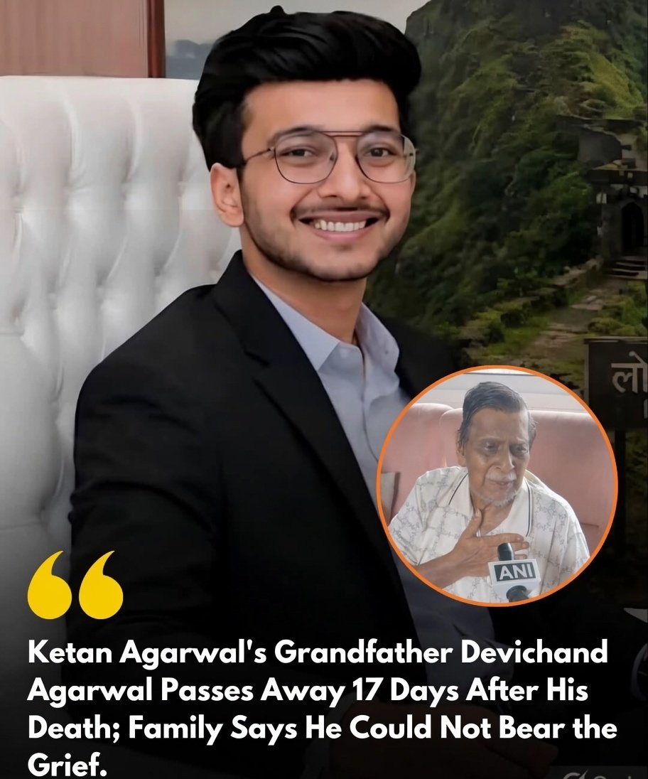 Bhaveshlivelife's tweet photo. 💔 Heartbreaking Loss in the Agarwal Family

Just 17 days after the tragic death of 26-year-old Ketan Agarwal, his 71-year-old grandfather Devichand Agarwal passed away in a Pune hospital.

Unable to bear the grief, his health deteriorated rapidly. Even while unwell, he attended the candle march demanding justice for his grandson. In his final emotional appeal, he broke down in tears, saying Ketan was "the support of my old age" and pleading for strict punishment for the accused.

The family’s pain is unimaginable. Justice must be served swiftly.

Investigation continues against Siya Goyal & Chetan Chaudhary.

#JusticeForKetan #KetanAgarwal
