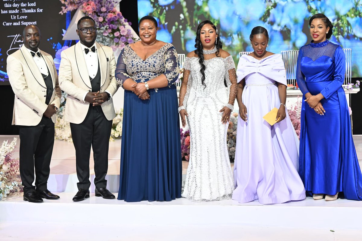 millybabalanda's tweet photo. Yesterday, I joined the family of Dr. Aisha Ruth Kasolo @RuthBiyinzika to celebrate the love of their children as Pastor Michael Kiyingi weds their daughter Suzan at Serena Hotel, Kampala. 

My heart was full of joy witnessing God’s gift of love in their lives, and I expressed gratitude to the parents for nurturing their children with faith.

A happy and lasting marriage is grounded on the following three principles: 1. Commitment, 2. Companionship, and 3. Communication. More importantly, when Jesus Christ is prioritized at the center of your relationship, that marriage can flourish through both good times and difficult seasons.

Congratulations, Michael & Suzan!
May the Lord establish your home in His Word, multiply your love, bless you with good children, make your marriage a testimony of His goodness, and let His presence dwell in your home.