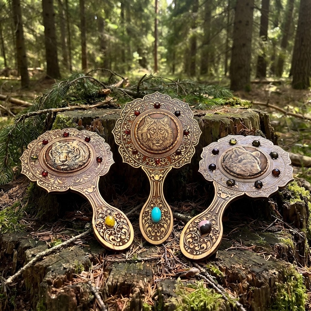 Alina_Lipp_X's tweet photo. 🪞Handspiegel nach alter Handwerkstradition aus dem Uralgebirge - "Hüter des Waldes"

Bestellungen jetzt auch in die EU 🇪🇺 möglich!

Diese besonderen Spiegel sind mit den Wahrzeichen des russischen Waldes geschmückt: dem Amurtiger, dem Bären oder dem Wolf. Jede Frau kann das für sie passende Totem wählen.

🐻 Bären-Spiegel: Verzierung mit echtem Rhodonit-Naturstein aus dem Uralgebirge
🐺 Wolfs-Spiegel: Verzierung mit echtem Türkis
🐯 Tiger-Spiegel: Verzierung mit echtem Bernstein ("Königsbernstein") in hellem Honigton

Alle Spiegel sind im oberen Teil mit echtem Kaliningrader Bernstein besetzt 💎

Größe: 17x10 cm - perfekt für jede Kosmetik- oder Handtasche!
Preis: 15 000 Rubel/ ~170€

Die Künstlerin Maria kommt aus dem Ural und hat in Deutschland studiert. In ihrer Heimat versucht sie heute, das von ihren Vorfahren erlernte und aus der Mode gekommene Handwerk, wiederzubeleben. Ich möchte ihr durch diese Werbung dabei helfen.

👉 Bestellungen (auch in die EU 🇪🇺!) an: @golovashova_anastasiya 
📍 Marias Instagramseite https://t.co/jaNCetYorr

Mit dem Wort "Alina" bekommen meine Abonnenten einen Rabatt 🙏