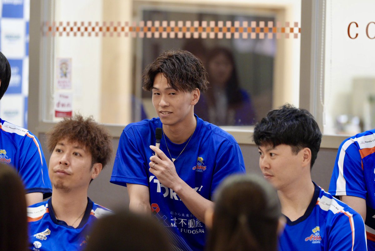 apple_and_arrow's tweet photo. 2026/07/04（土）
静岡ガス エネリアショールーム柿田川
ファンミーティング

颯志くんようこそ！

#東レアローズ静岡
#藤中颯志 選手 https://t.co/2VncRSSz0O