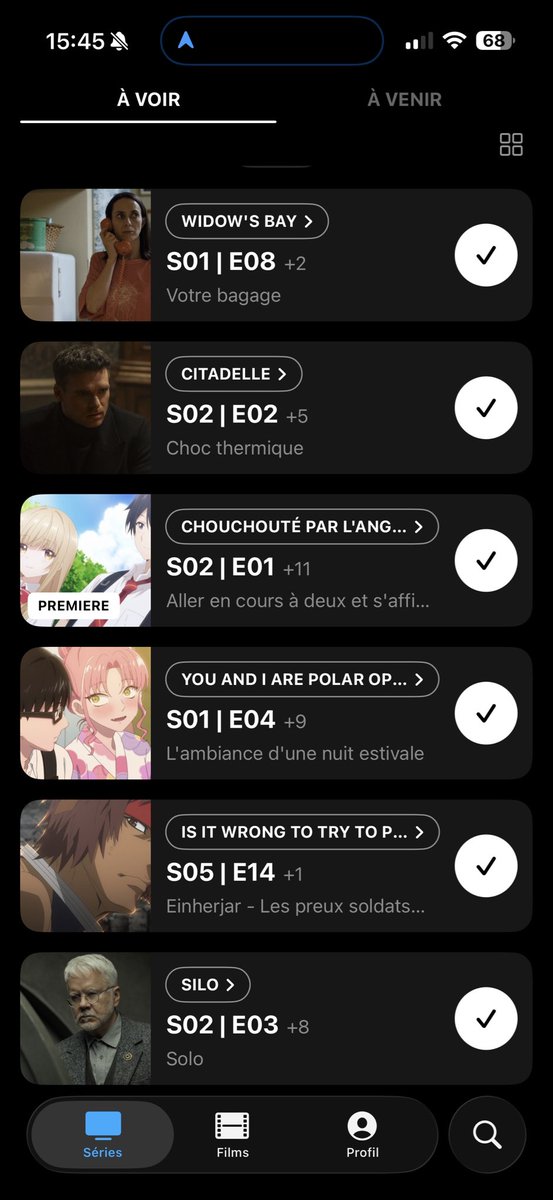 malikisham's tweet photo. L’application qui remplace #tvtime @suitetvapp j’ai enfin pu la tester ça commence bien et ça ne peut que s’améliorer, quelques bugs et manque de fluidité mais l’application est encore en bêta, en tout cas c’est celle qui se rapproche le plus de tvtime en espérant que la communauté suivra