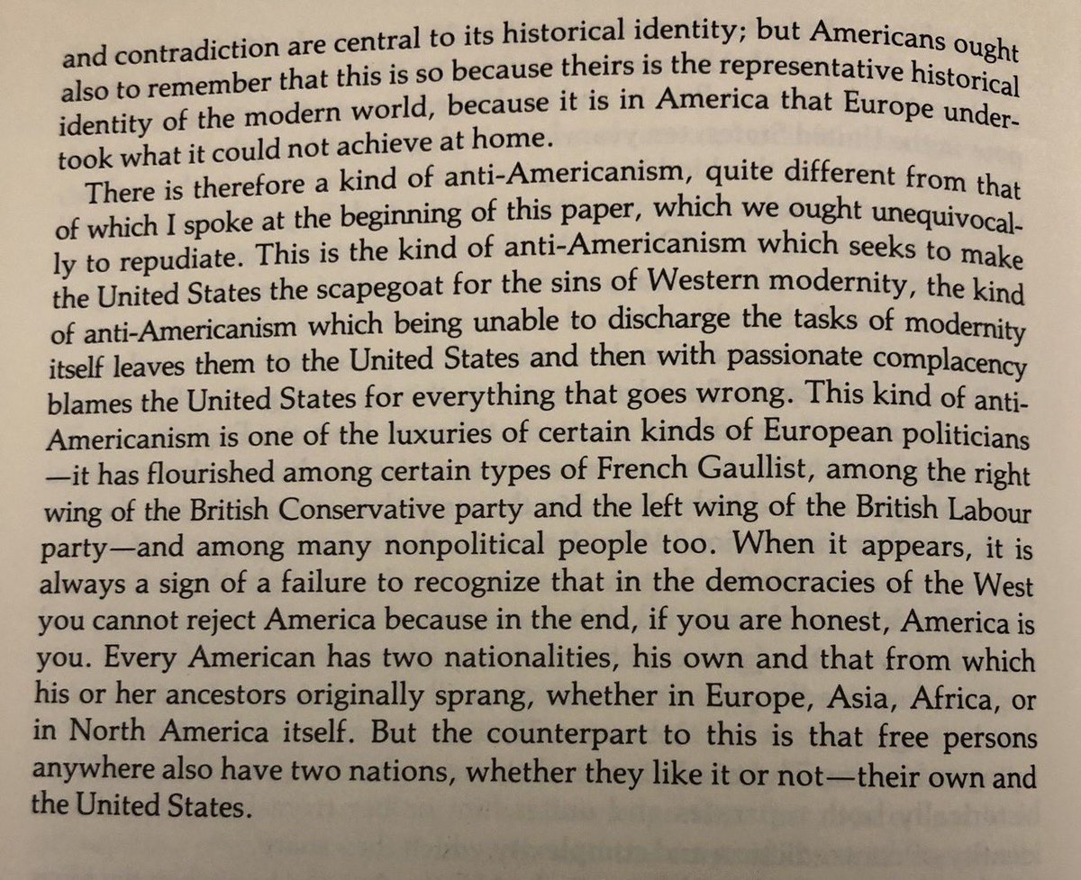 yunghogarthian's tweet photo. On the question of anti-Americanism, Alasdair MacIntyre runs circles around Milbank and his pseudo-patrician disdain https://t.co/W9VRuwIFgk