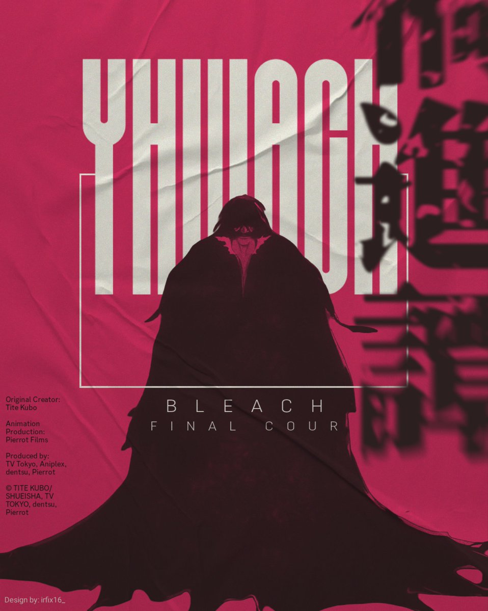 irfix16_'s tweet photo. New Soul King Yhwach #PosterDesign commemorating the release of the Final PV for Bleach: Thousand-Year Blood War – The Final Cour

◤ | THE CALAMITY |◢

#BLEACH #BLEACH_anime https://t.co/1kE813yb9Q