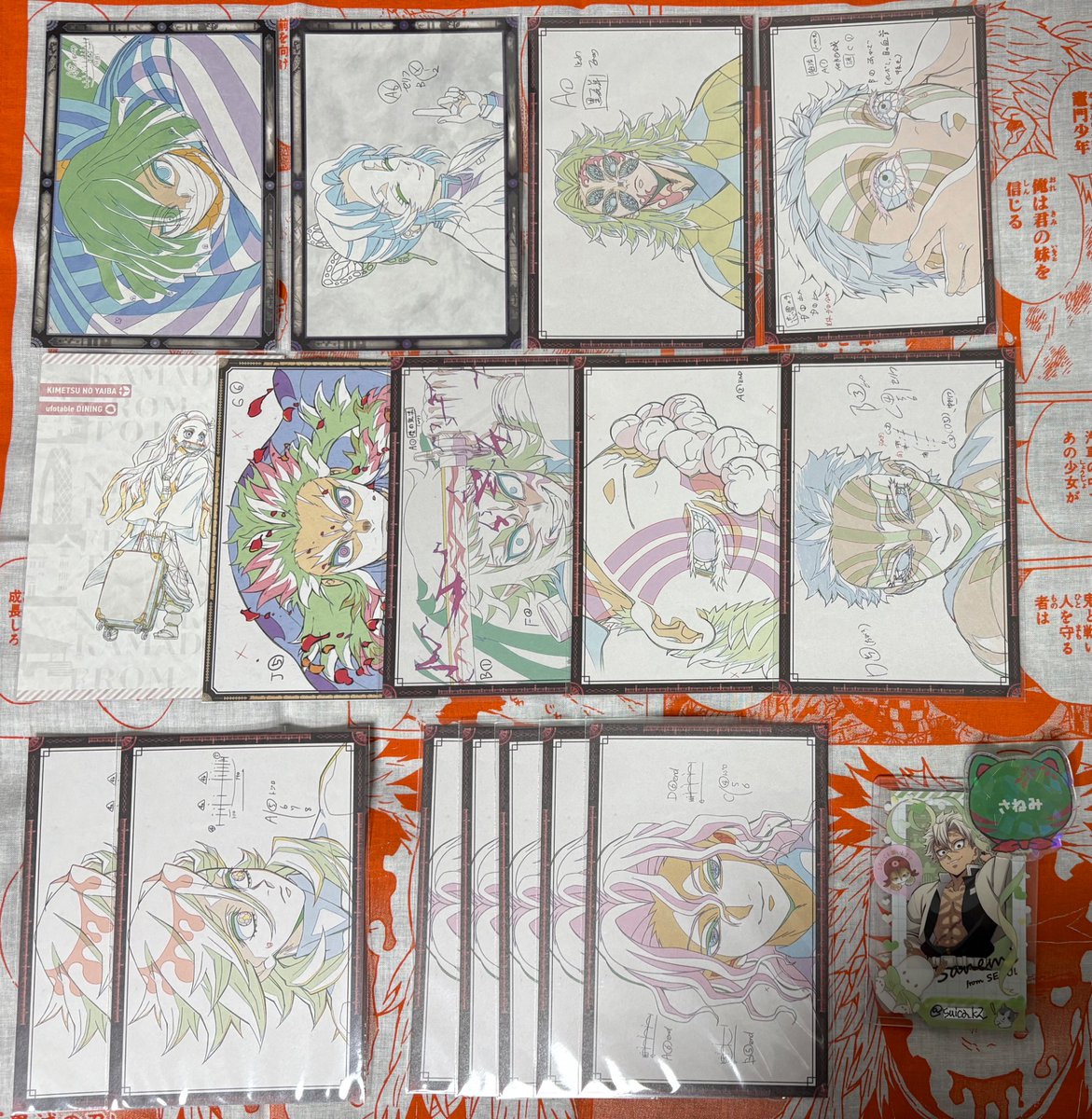suica_k2's tweet photo. 譲渡
鬼滅の刃 無限城編 ufotable DINING ダイニング お楽しみくじ Wチャンス賞 おすそ分け  ポストカード ポスカ
譲 1-3枚目
求 4枚目記載額+送料
条件は4枚目に記載しております。
郵送希望のため2点〜のみ https://t.co/uBKzv4FNn6