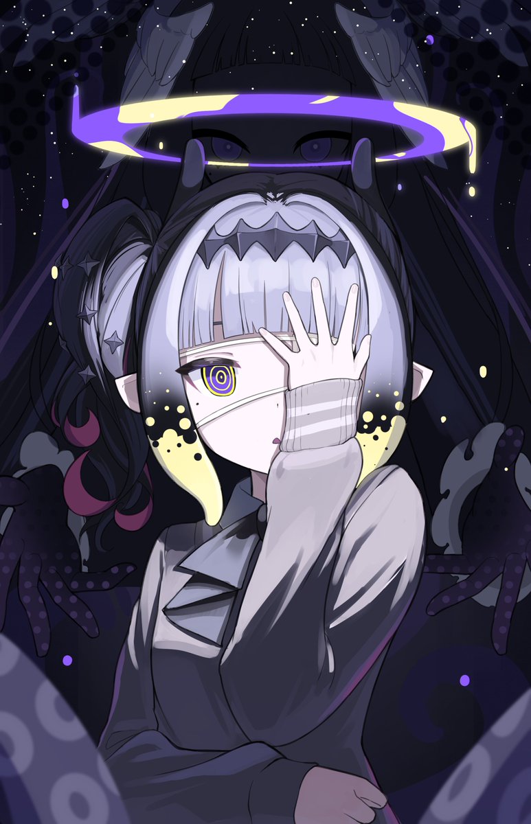 uminonin46978's tweet photo. Gazing into the Abyss🐙
 #inART https://t.co/wjqZ3kWdrm