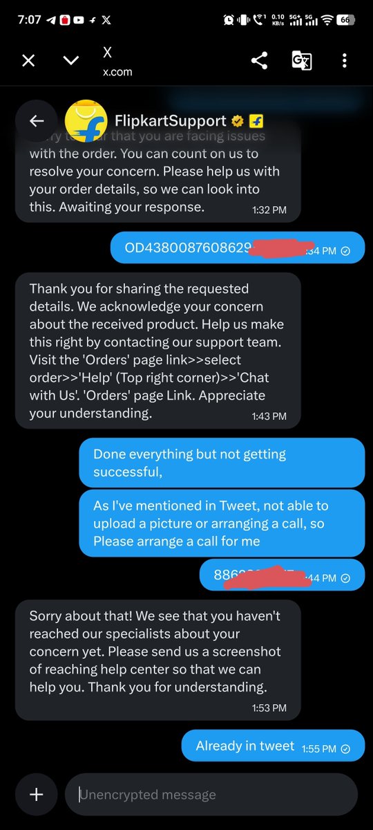 nitishkr8092's tweet photo. @flipkartsupport 
New trend of Flipkart, unresolved issue will be remaining same for lifetime, they don't want to support you after doing shopping from their platform.
Beware if you get any issue with your products buying from Flipkart. No Return, No Refund, No Resolution. https://t.co/atxDSBGqz1