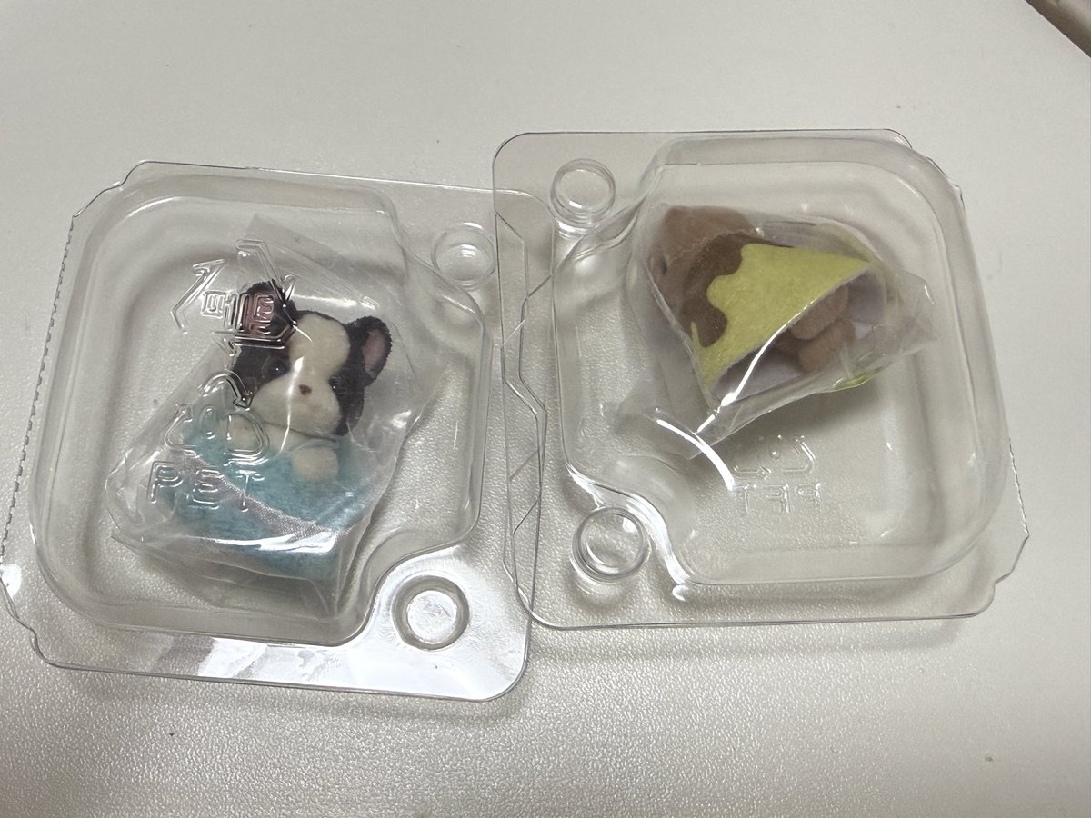 zutopiaisu's tweet photo. シルバニア キラキラくじ
ハッピースイーツ 交換

【譲】G賞
（ラッコの小さい赤ちゃん、フレンチブルドッグの小さい赤ちゃん）

【求】G賞 ＞買取
（シマエナガの赤ちゃん＞ゆきヒョウの赤ちゃん）

郵送での交換📮
お気軽にお声掛けください。 https://t.co/yEXh986tRJ