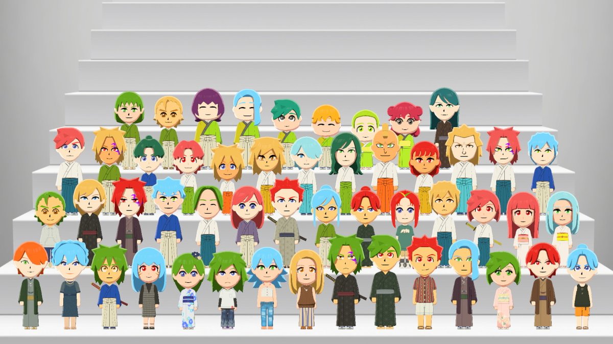 warasika's tweet photo. トモコレ一族島、なんやかんやで住民51人になりました　7一族います https://t.co/hao3rhDthr