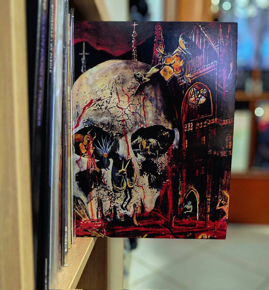 WolfDrummer4's tweet photo. 05/07/1988 - South of Heaven 🔥
Is the fourth studio album by
Slayer 🤘🏻❤️🔥
#southofheaven #album #slayerband https://t.co/mumddEJ13K