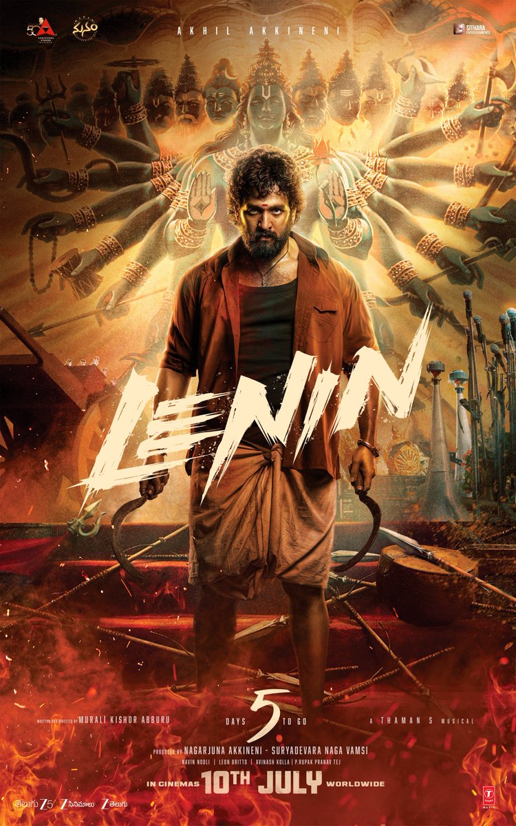 VikkyThePlayBoy's tweet photo. Poster Kummindi ga 👌🔥🔥🔥🔥
Saruku bagane dachi Pettaru

#Lenin #LeninPreReleaseEvent #AkhilAkkineni #LeninOnJuly10th https://t.co/4aakEPa3Xi