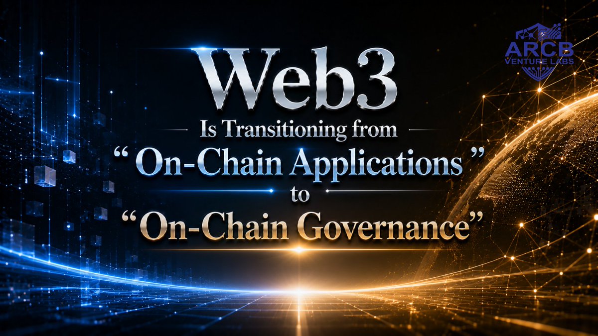 ArcbVentureLabs's tweet photo. Web3 is transitioning from “On-Chain Applications” to “On-Chain Governance.”

ARCB Venture Labs is building the next-generation Global Digital Governance System.

#ARCB #Web3 #OnChainGovernance  

https://t.co/DmrNRAldLB https://t.co/TiWHC8GjcF