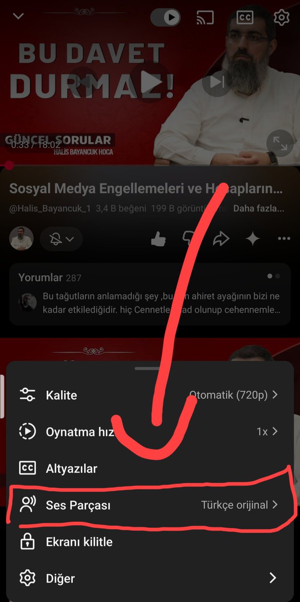 Once_Tevhid_Tw's tweet photo. @faarisutawhid Unfortunately, I don't know if it's an Arabic channel. However, you can find English dubbing or Arabic subtitles in the settings section of some original videos. I tried to show you below 👇 https://t.co/KARBPiiUHX