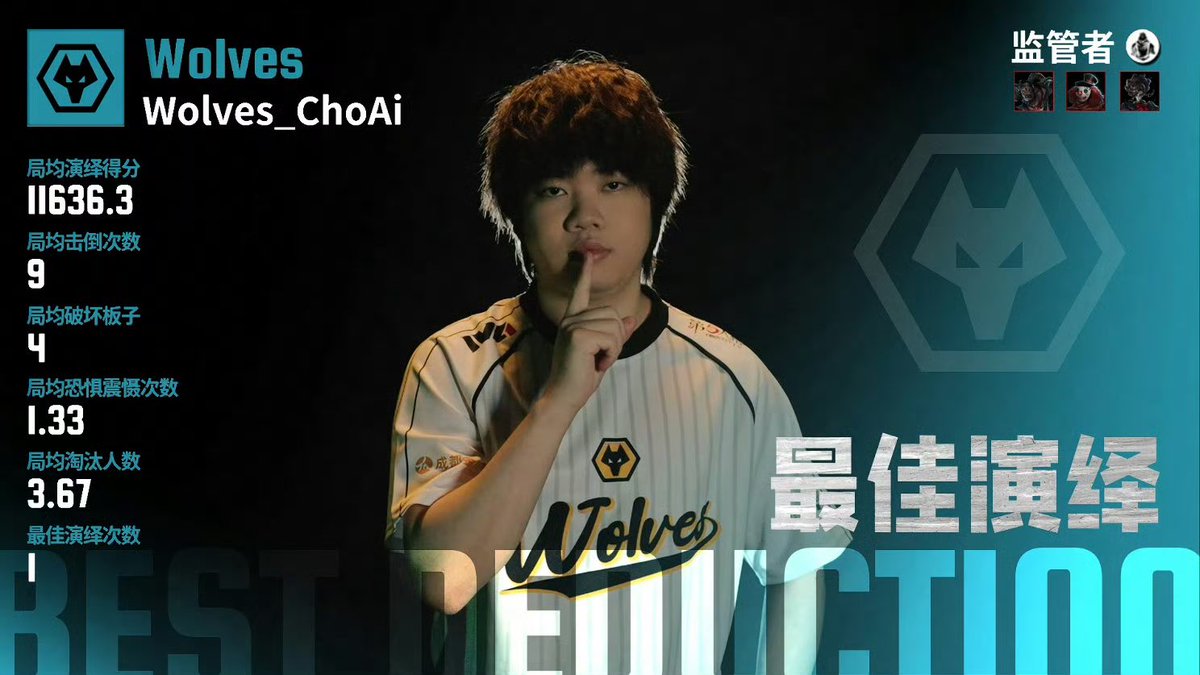試合結果】 #第五人格IVL レギュラーシーズン Week5 Day3 MVP