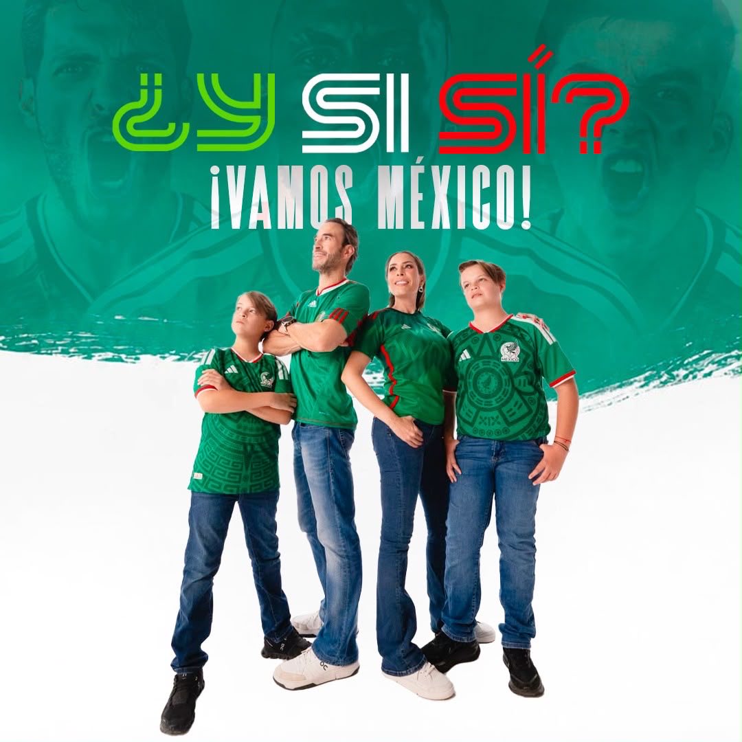 Veronica_mtz's tweet photo. Hoy nos ponemos la verde con orgullo. 🇲🇽💚

Nos unimos como mexicanos para apoyar con pasión, esperanza y mucha emoción a quienes representan a nuestro país en la cancha.

Soñamos con vivir un momento como este. Disfrutémoslo con responsabilidad, en familia, con amigos y con …… https://t.co/n9P9geVW6t