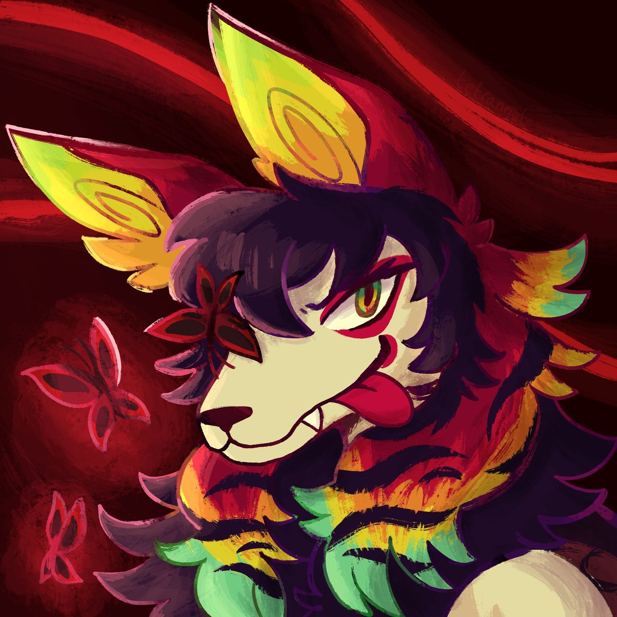 tetrangel's tweet photo. #artfight attack for liepard / @rookpaw ! https://t.co/JNxF6n5yU3