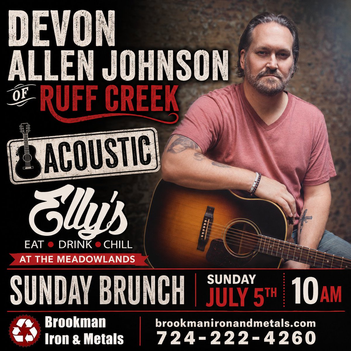 ruffvoice01's tweet photo. Sunday Brunch with Devon @ Elly's Meadowlands Sunday July 5th at 10Am. https://t.co/kdpVZXPQcZ