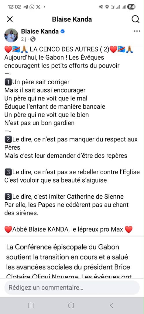 Depereetdemere's tweet photo. RDC : le très connu Abbé Kanda rappelle certains fondamentaux aux évêques de la CENCO. https://t.co/KuEPmqjTAh