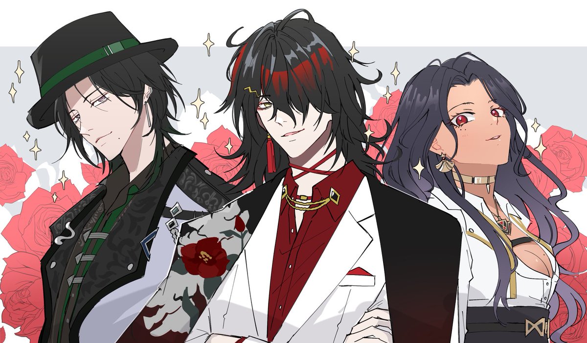 chanax29's tweet photo. ファビュラス三銃士
#Akurylic #GinjoCanvas #ScarleArt https://t.co/iF1mku3vSj