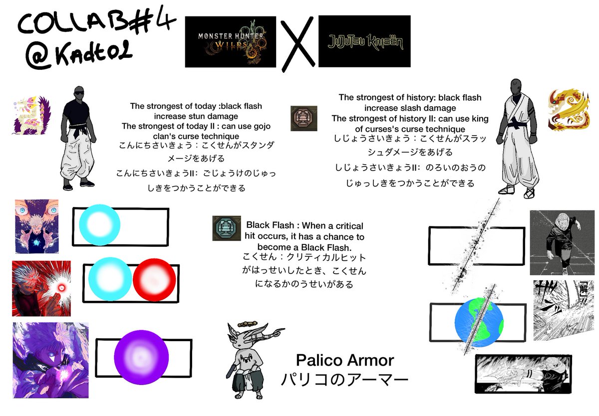 Kadt02's tweet photo. Jour 4 de moi qui fait un collab mh wilds jusqu’à que @capcom_official l’ajoute dans le jeu
@capcom_official がゲームに追加するまでモンハンワイルズのコラボをする4日目
Day 4 of me doing an MH Wilds collab until @capcom_official adds it to the game

#MonsterHunterWilds https://t.co/YE0Ub1fGLz